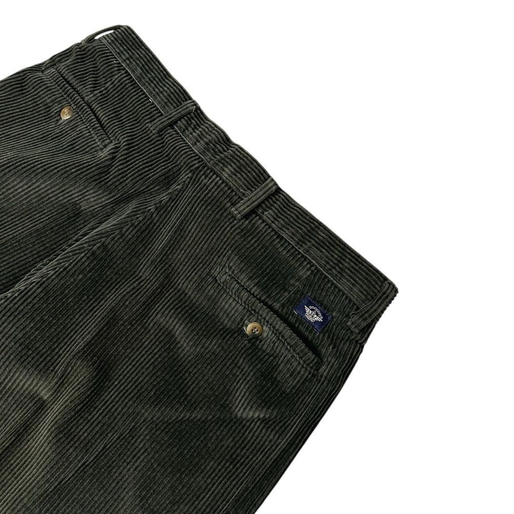 Vintage Dockers Corduroy Pants Men's 36x32 Forest Green 90s Pleated Preppy Skate - Picture 3 of 6
